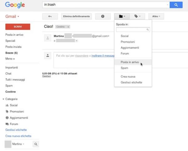 Recuperare Email Cancellate Dal Cestino Alice