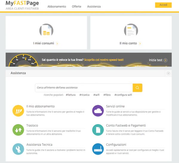 Come accedere router Fastweb